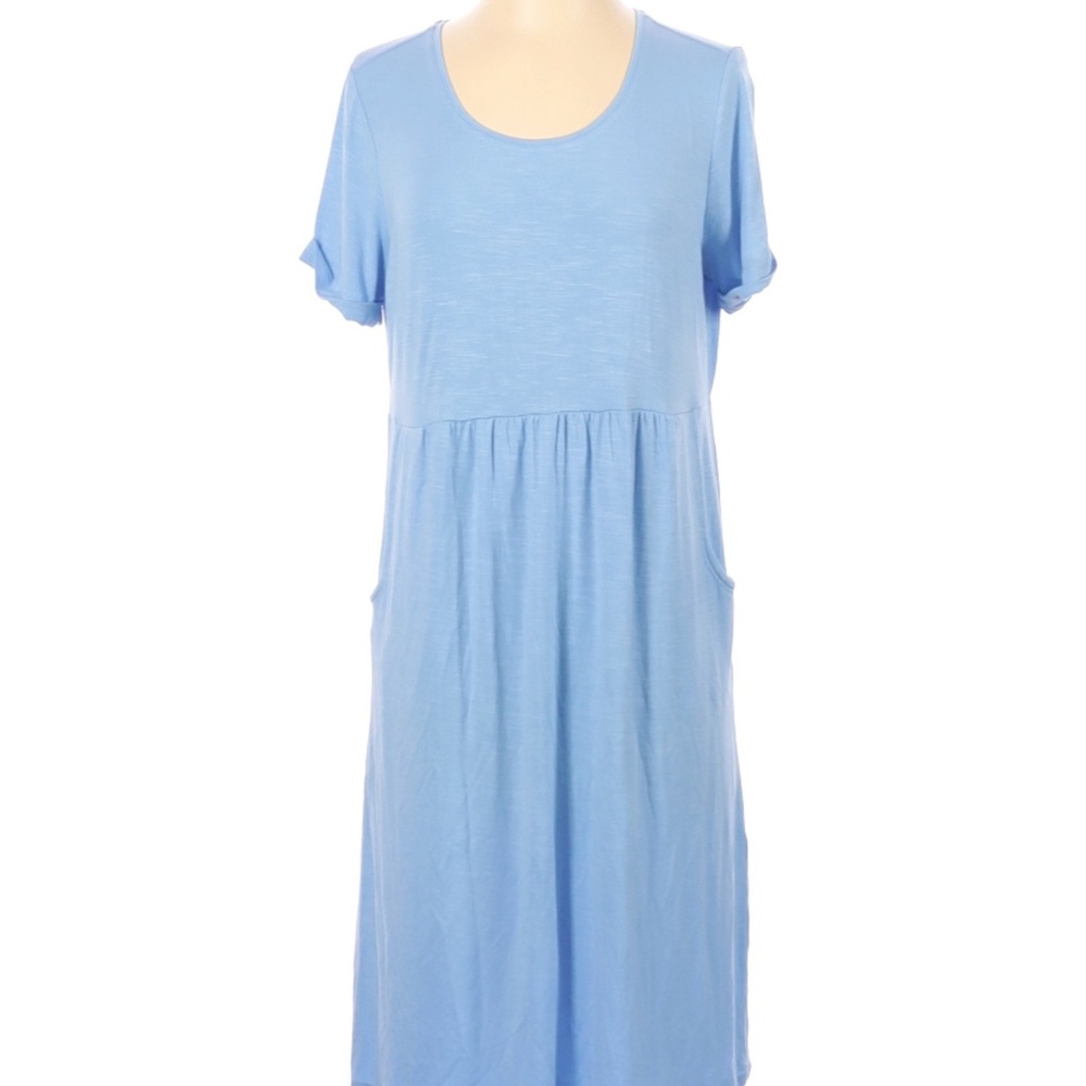 J. Jill T-Shirt Dress, Cornflower Blue, Small